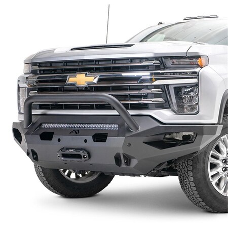 Fab Fours HD Matrix Front Bumper without Guard for 2020-c Silverado 2500 3500 FFBCH20-X4951-1